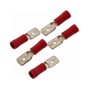 Terminal cable eléctrico plano 0.5-1.5mm ancho 4.8mm hombre set 5pc