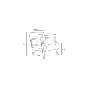 Sillón Kemer V2 Crema