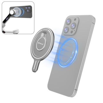 Adaptador magnético PULUZ, adaptador de montaje magnético para teléfono móvil de aleación de aluminio, portátil para Insta360 Flow 2 Pro, accesorios para cámaras deportivas