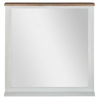 espejo de pared xian rectangular 80 x 76 cm blanco womo-design