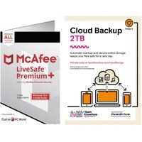 mcafee livesafe premium 2020  knowhow 2 tb cloud backup bundle