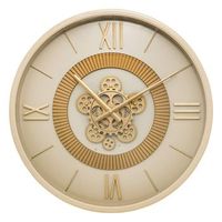 reloj mecanico guiliana metal beige d50cm