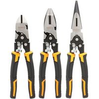 dewalt dwht0-70485 set de 3 alicates con accion compuesta