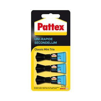 Pattex Classic tubo de superpegamento (3 x 1 gramo)