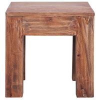 mesa de centromesa auxiliarmesita de centro de madera maciza de caoba 30x30x30 cm