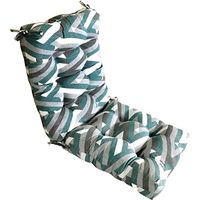reino mansidi - cojin triangular para silla 110x50x10 cm de loneta reciclable con relleno de fibra de poliester suave 8 cuerdas de sujecion y fabricado en espana