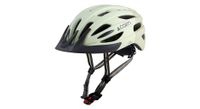 casco cairn fusion led usb gris mate verde claro