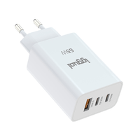 iggual cargador triple usb-a  2 x tipo c gan 65w