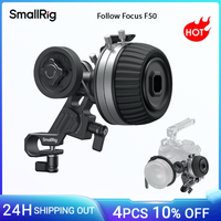 smallrig follow focus f50 con paradas ab para camara de cine camara dslrsin espejo con anillo de engranaje a presion de varilla de 15 mm -4745