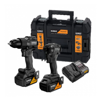 Dewalt Dck2222mp2t - Kit Mclaren Xr 18v. Taladro Percutor + Atornillador Impacto + 2 Baterías 18v 5ah + Maletín