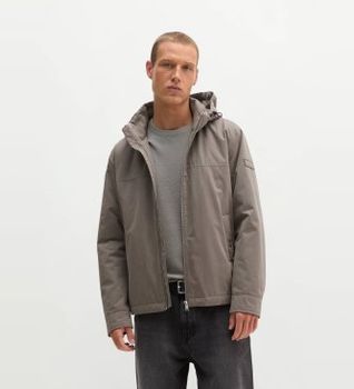 Marc O'Polo para hombre. 5000014546 Chaqueta con capucha desmontable marrón (XL), Casual, Poliéster