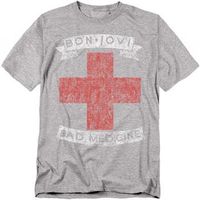 bon jovi camiseta bad medicine para hombre