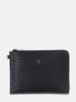 clutch milano de cuero mediano