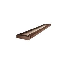 slim - aplique led de pared de 18 w cct 2700k-4000k l592 cm orientable 1440 lm ip20 - perenz - marron metalizado