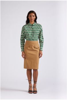 falda longuette de algodón ginger 44