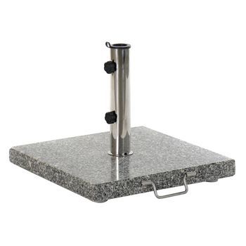 Base Parasol Granito Inox 45x45x35 25,00 48mm/38m