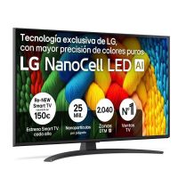 tv lg nanocell 43nano81a6a 43 4k ultra hd smart tv dolby digital hdmi 21 wifi gaming