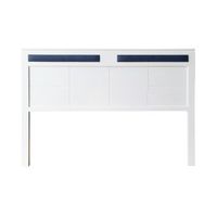 cabecero siena tapiz azul  cama de 105  pino  blanco  pejecar
