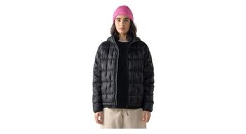 Chaqueta con capucha haglofs hede para mujer negro
