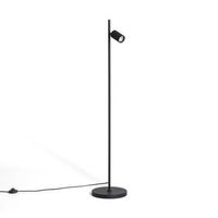 lampara de pie aluminio breixo negro