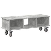 soporte de tv 100 x 35 x 35 cm gris concreto vidaxl
