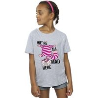 disney camiseta alice in wonderland all mad here para nina