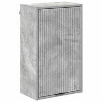 gabinete de bano gris concreto 39 x 235 x 65 cm vidaxl