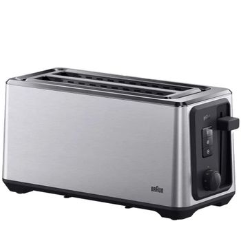 Braun Tostadora de 2 ranuras largas Identity HT5220 Negra HT502AI-HT5220BK