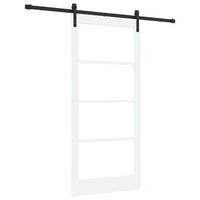 puerta corredera orkdal y negro 93 x 202 cm vidaxl