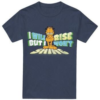 Garfield Camiseta Rise Not Shine para mujer