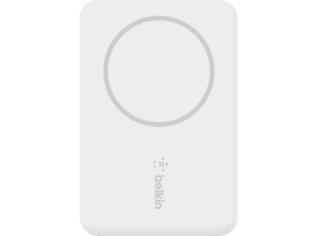 Powerbank - Belkin BPD002btBK, 2500 mAh, USB Tipo C, Magsafe, Blanco