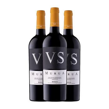 Masaveu Vino Tinto Murua Vs Vendimia Seleccionada Rioja Crianza 75 Cl 14% Vol. (pack De 3 Unidades)
