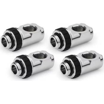Refrigeración líquida Alphacool Apex Grip Fitting 90° cromado giratorio 360°