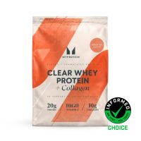 clear whey protein y colageno - 1kg - 40raciones - te de melocoton