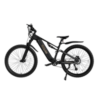 bicicleta de montana electrica vitilan m5 275 doble suspension bateria lg de 48 v y 15 ah negra