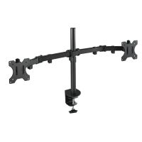 tooq soporte de mesa para 2 pantallas monitortv 13-32