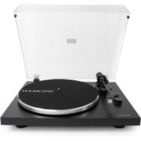 tocadiscos vulkkano td10 ecualizador integrado brazo precision traccion por correa madera