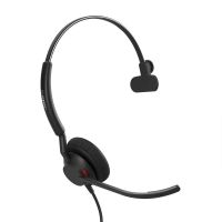 auriculares jabra engage 40 con cable usb para oficina doble microfono y proteccion auditiva negra