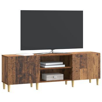Mueble De Tv | Mueble De Salón | Gabinete De Tv Madera Envejecida 150 X 31 X 50 Cm