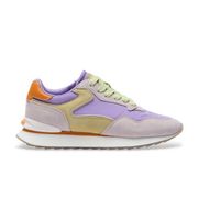 hoff para mujer 12602409 zapatillas de piel city dopamine lila 40 plano 1 a 3cm cordones casual