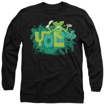 Spongebob Squarepants Camiseta manga larga Yolo?!? para mujer