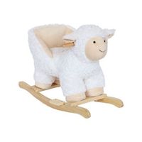 ovejas balancin para ninos blanco