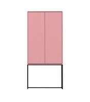 armario aparador 2 puertas mdf rosa
