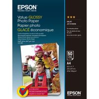 papel fotografico epson value glossy a4 20 hojas 183 gm brillo