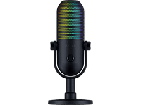 microfono - razer seiren v3 chroma usb iluminacion reactiva para juegos y streaming con tecnologia chroma rgb negro