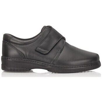 Pinoso's Zapatillas de senderismo Mocasines hombre VELCRO NEGRO ESPECIAL DIABETICO para hombre
