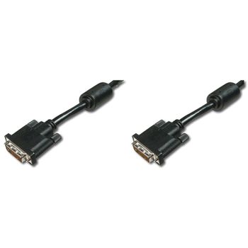 Digitus Cable Adaptador DVI Dual 10m Negro