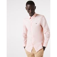 lacoste camisa manga larga camisa ville manches hombre para hombre
