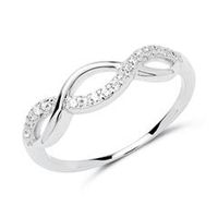 anillo para mujer plata 925 con circonita blanca