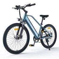 bicicleta electrica hillmiles miletrail de 26 bateria de 36v 13ah doble suspension azul